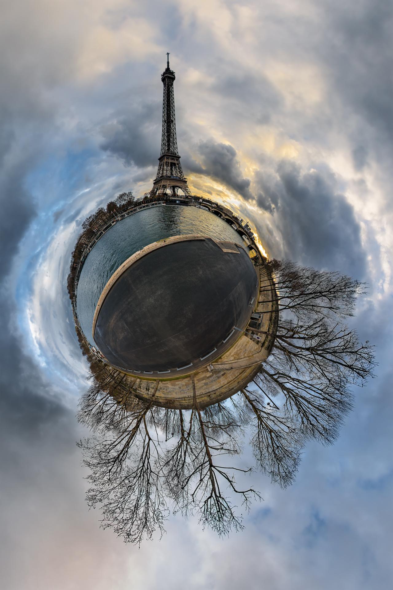 New York Photography Awards Winner - Tiny Planet-sur-Seine