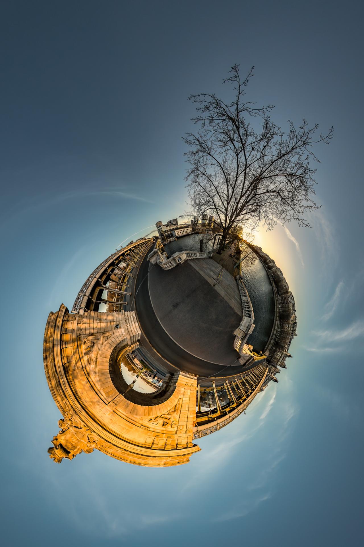 New York Photography Awards Winner - Tiny Planet-sur-Seine