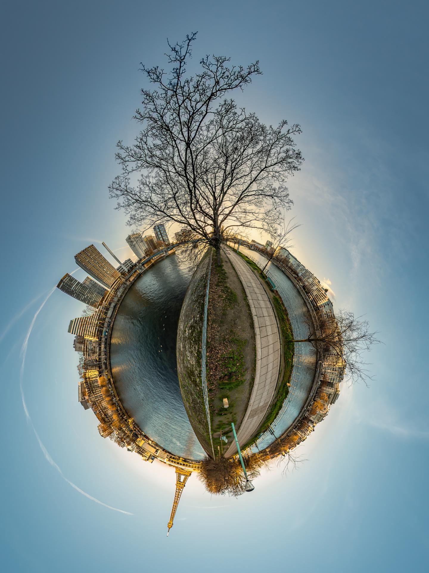 New York Photography Awards Winner - Tiny Planet-sur-Seine