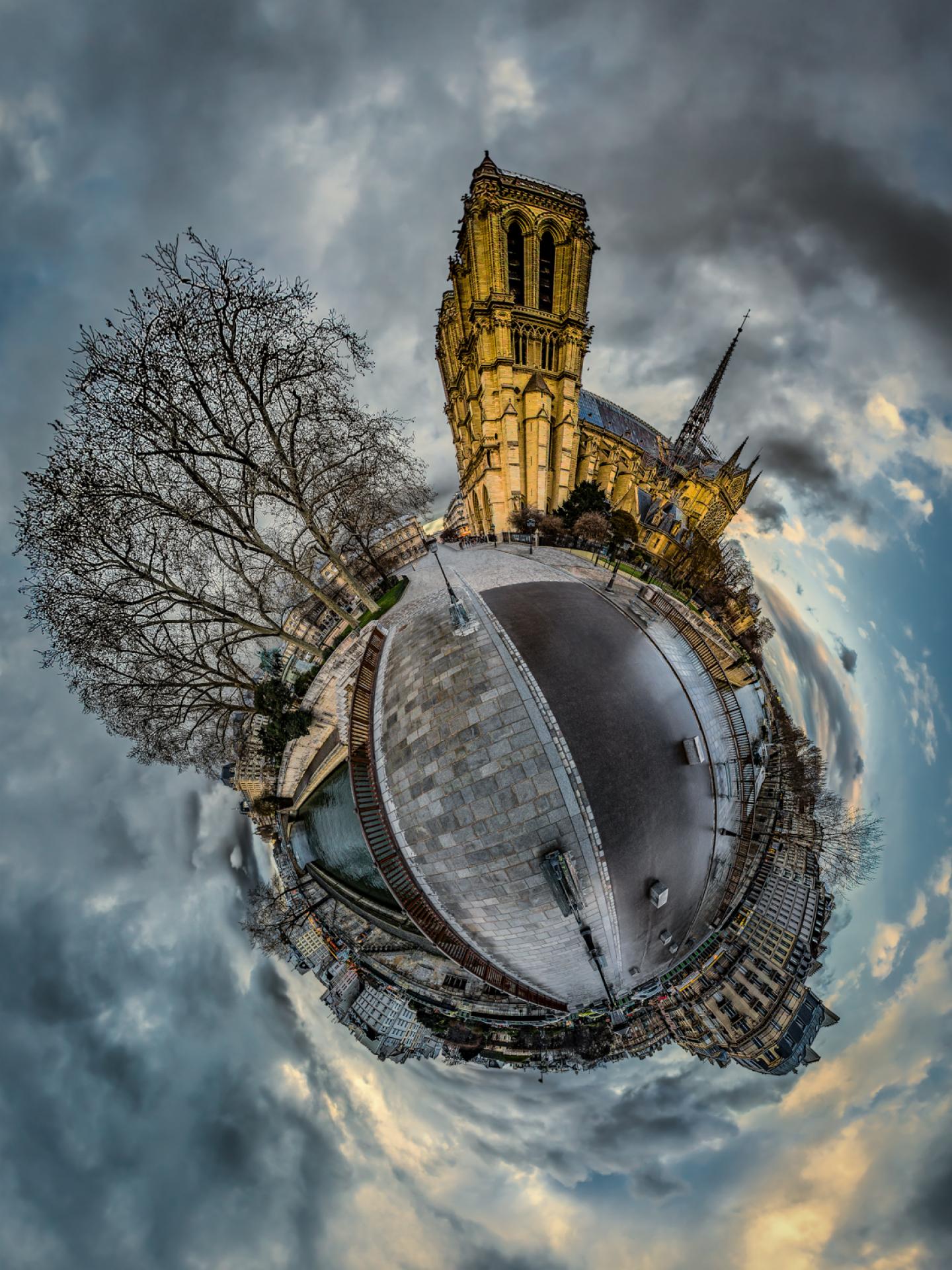 New York Photography Awards Winner - Tiny Planet-sur-Seine
