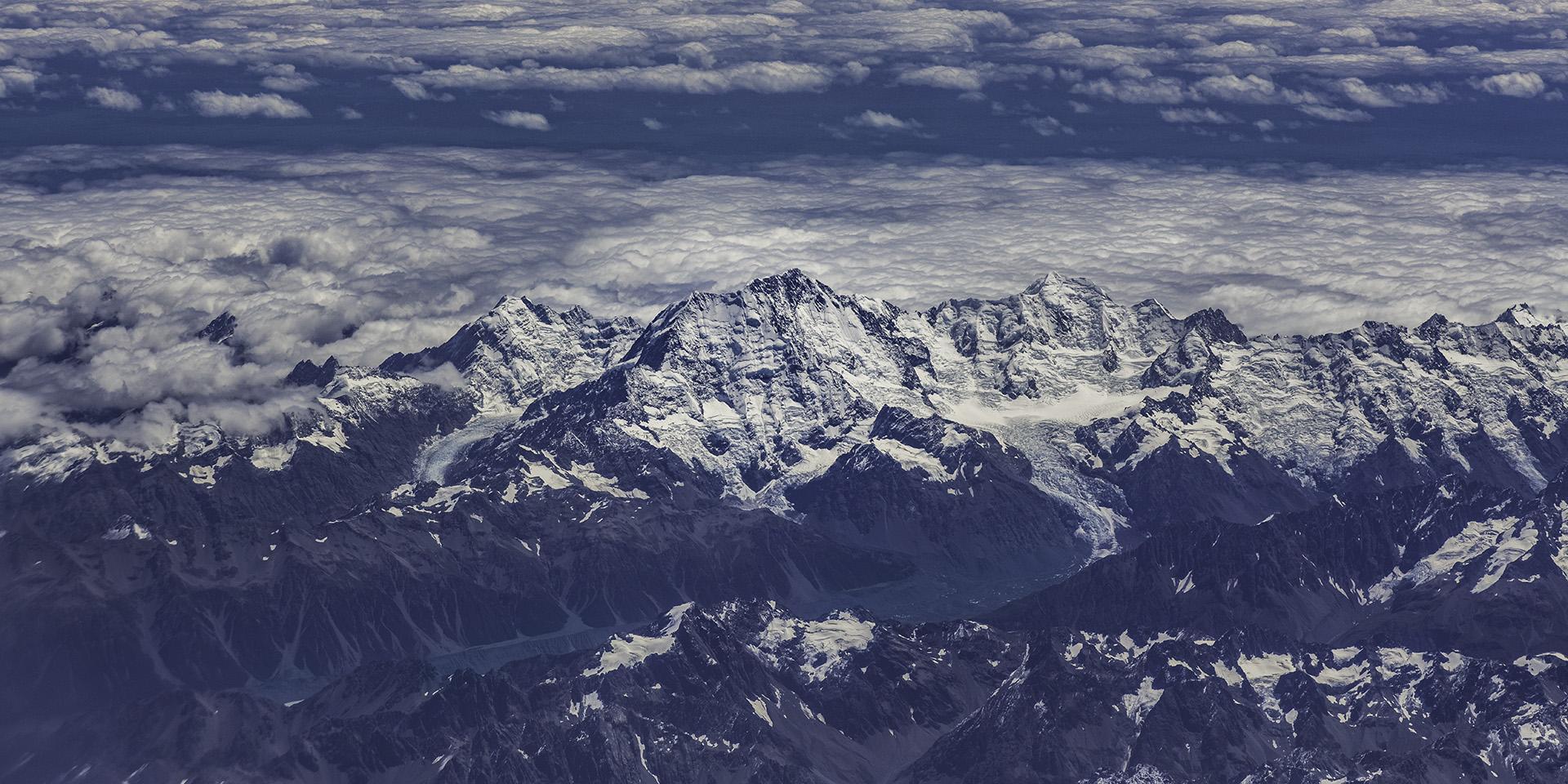 New York Photography Awards Winner - Over Aoraki On The A320