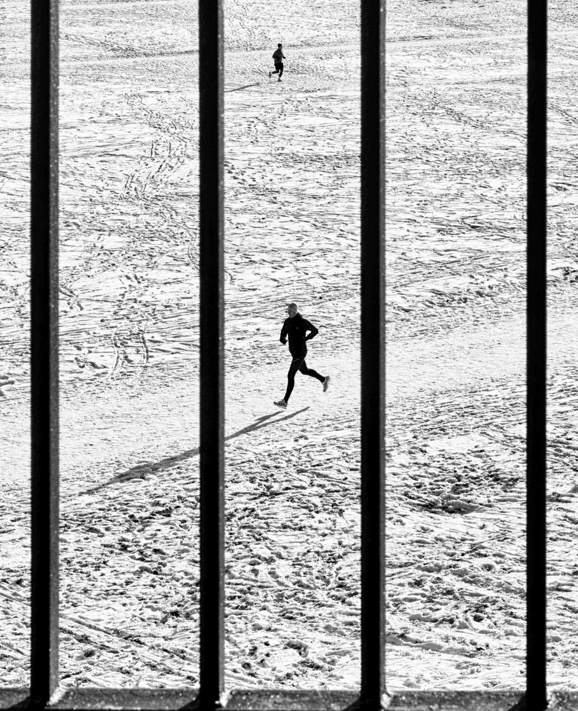 New York Photography Awards Winner - people trapped in geometric shapes