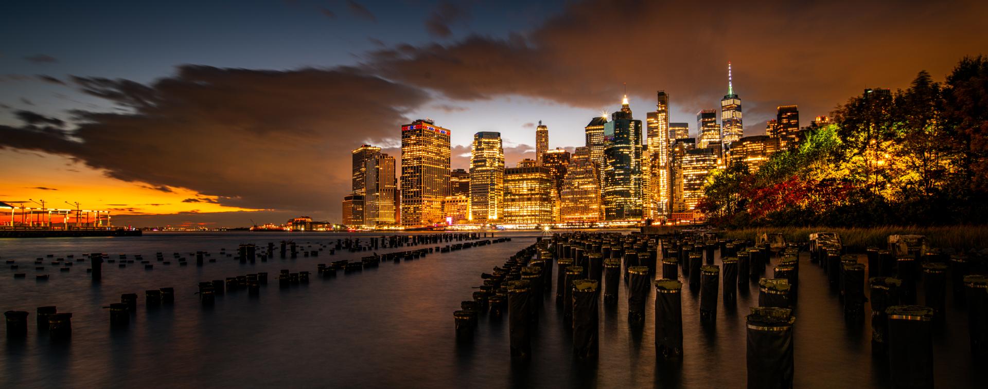 New York Photography Awards Winner - Old Pier 1 view of the skyline at blue hour