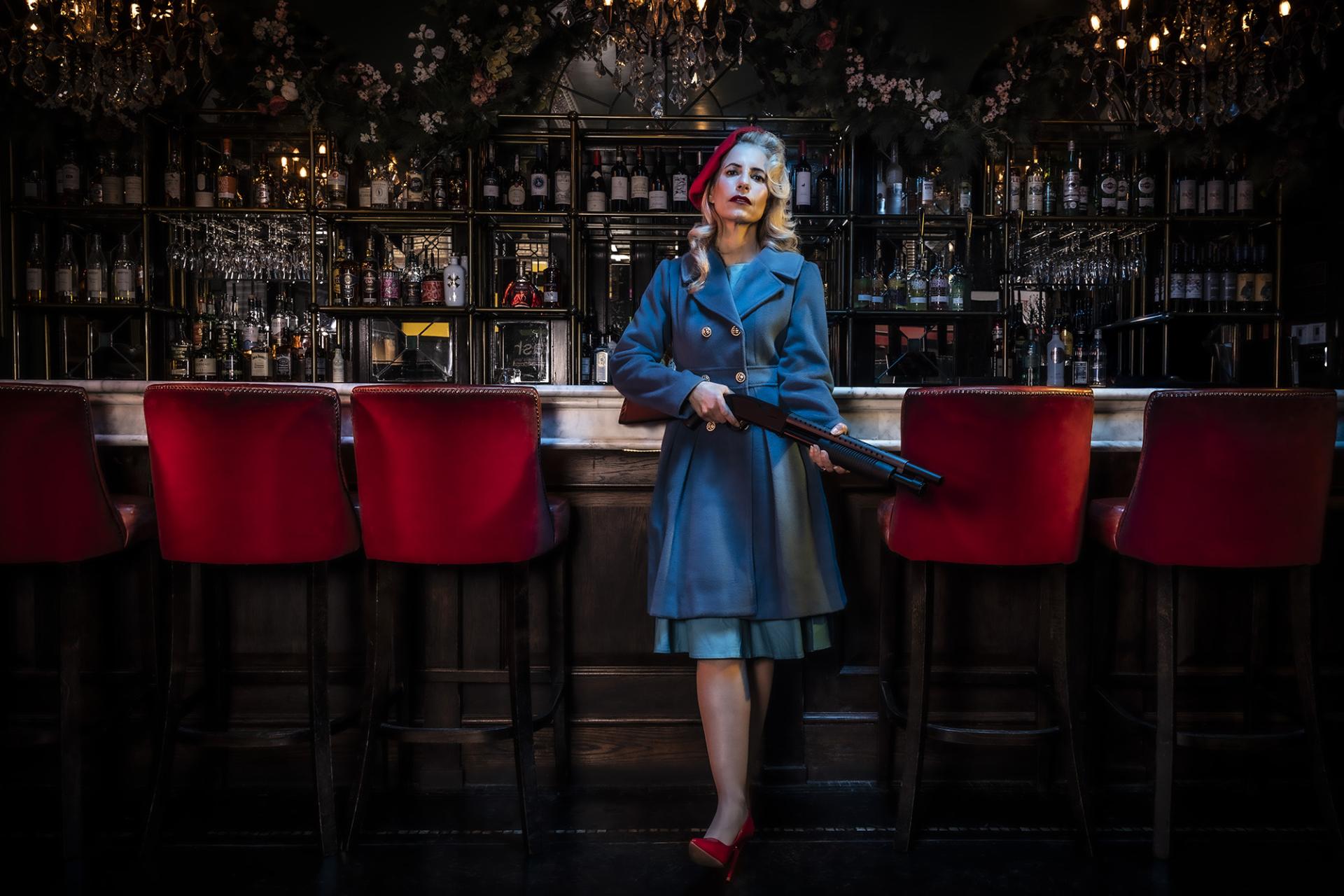 New York Photography Awards Winner - Louise and gun full length