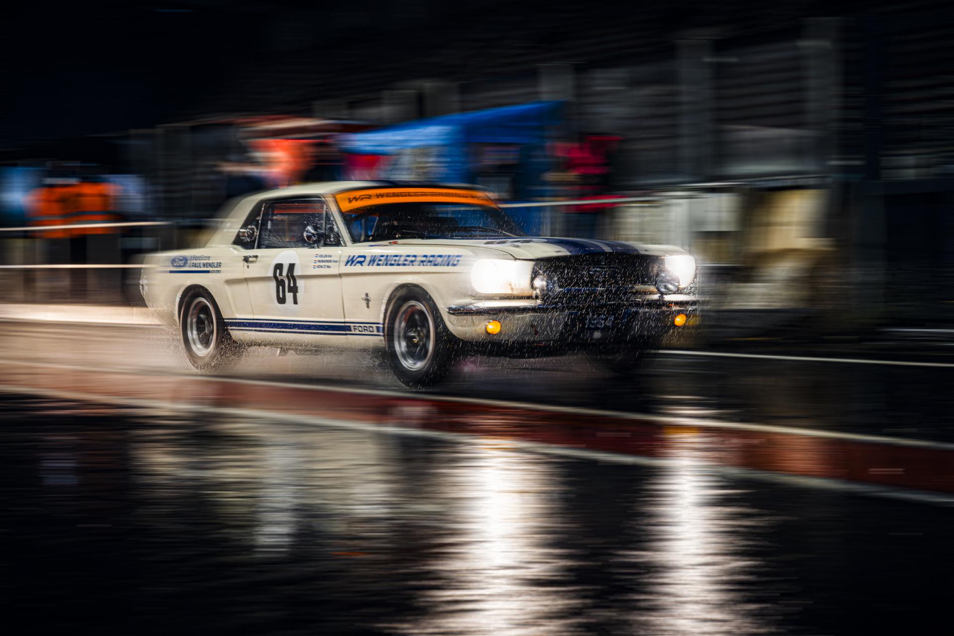 New York Photography Awards Winner - 1960s thunder under Spa’s midnight rain.
